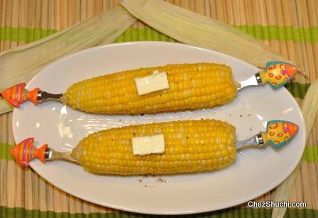 Corn boiling